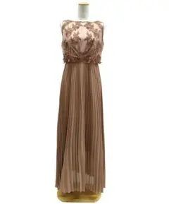 Dolly Doll 刺繍シアーレース切り替え ロングワンピース 8944