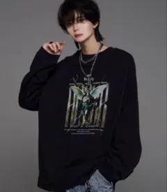 【お値下げ】 ADRER ヘビーコットンヴィンテージライクレトロロゴTシャツのサムネイル