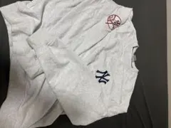 NEW ERA グレー スウェット M