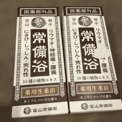 富山常備薬グループ 常備浴　2本セット　未開封