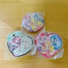 プリキュアあそーと キミとアイドルプリキュア キーホルダー 缶ミラー セット
