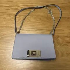 FURLA ライトパープル ショルダーバッグ