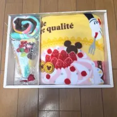Disney ミッキー スイーツ柄 タオルセット