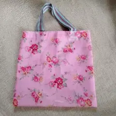 花柄ピンクミニバック