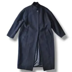 【フォロー割引適用】mizuiro indウールブレンドスタンドカラーコート　ネ