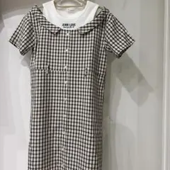 JENNI LOVE チェック柄 半袖 ワンピースのサムネイル
