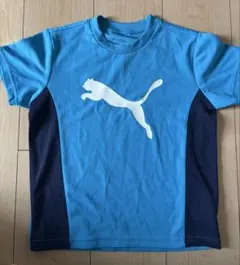PUMA 青　ブルー　Tシャツ 子ども用　サッカーウェア　プーマ