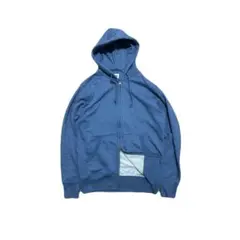 old UNIQLO ダブル　ジップ　アップ　パーカー　ブルー　青　active