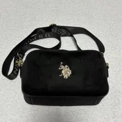 US POLO ASSN. ポロアッスン コーデュロイ ショルダーバッグ