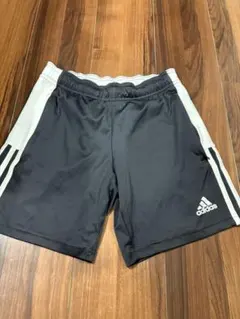 adidas ハーフパンツ M 黒/グレー150cm