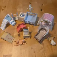 シルバニアファミリー 赤ちゃんの部屋の家具セット