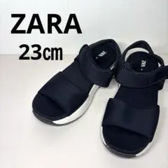 ZARA ザラ　サンダル　ネイビー　23㎝