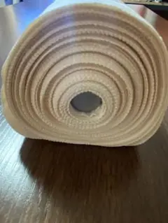 白生地 絹 反物 波模様　38cm幅