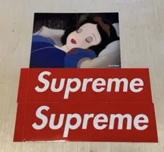 Snow White Tee 24FW Week8 Supreme ステッカー