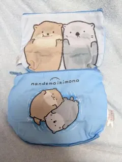 なんでもいきもの ポーチ 2点セット