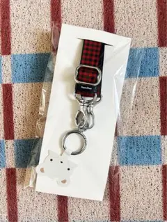 ファミリア familiar ショルダーストラップ スマホ 赤