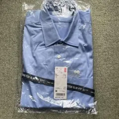 【未開封品】UNIQLO ストレッチスリムフィット シャツ M Blue