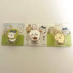 ちいかわアクリルシーンクリップ 【ちいかわ・ハチワレ・うさぎ】3点セット