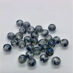 【433】ドロップ型 ガラスビーズ ブルー 60個 300円