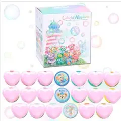 ダッフィー&フレンズ　ダッフィー　ワッペン　3枚　カラフルハピネス 20周年