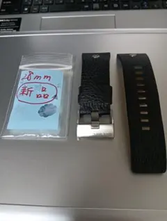 DIESEL 腕時計用 レザーベルト 28mm （純正品）（新品）（未使用）