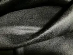 ラスト一点　深喜毛織　カシミヤ100 コート用生地　ブラック　黒　生地スーツ