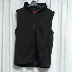 ZARA MAN ノースリーブ パーカー Ｌサイズ 黒 ザラ マン ベスト 古着