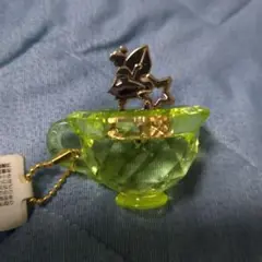 ティンカーベルチャーム付きティーカップチャーム