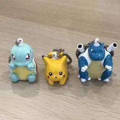 レア 希少 当時物 ポケモン ソフトキーホルダー カメックス ピカチュウ レトロ
