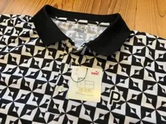 Ｌ新品 プーマ PUMA　ゴルフ 吸汗速乾 モノグラム 半袖 ポロシャツ