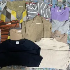 ★バラ売り可★秋冬ものレディース⭐︎ニット⭐︎パンツ⭐︎スカート等18点まとめ売り