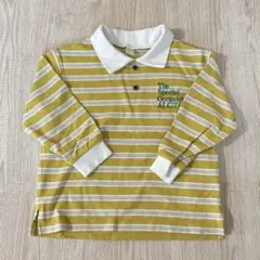 襟付きマルチボーダーTシャツ