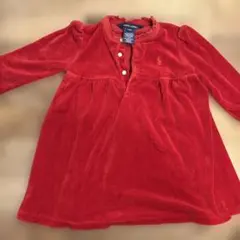 RALPH LAUREN ベビー ワンピース 24M レッド