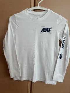 NIKE キッズ 長袖Tシャツ ホワイト Mサイズ
