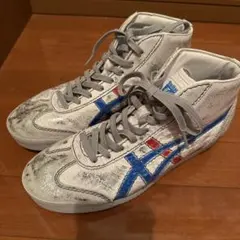 Onitsuka Tiger ハイカットスニーカー ホワイト/ブルー/レッド