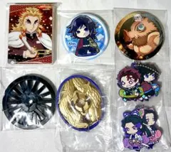 鬼滅の刃 まとめ売り ノーブルアート 缶バッジ 冨岡義勇 煉獄杏寿郎 胡蝶しのぶ