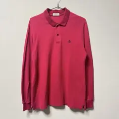 MUNSING WEAR Grandslam ピンク 長袖ポロシャツ M ゴルフ