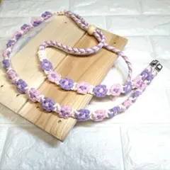 マクラメ ショルダーストラップ 長さ調節可！