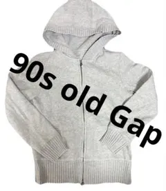 90s オールドギャップ古着 グレー レディースLサイズ パーカーY2K