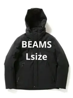 BEAMS LIGHTS Green Down 止水ジップ防ダウンジャケット