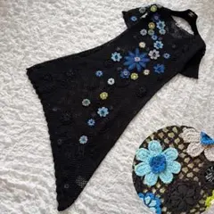 【専用】TOKUKO 1er VOL　ワンピース　お花　刺繍　サイズ大きめ 2026年最新】TOKUKO 1er VOL レディース ロングワンピースの人気