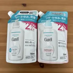 キュレル　シャンプー・コンディショナー つめかえ用 2.2倍 760ml