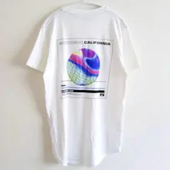 ホリスター　アバクロ　Tシャツ　グラフィックプリント　ラウンドカット　白　Mのサムネイル