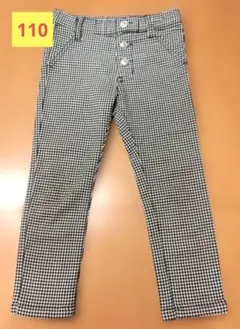 BREEZE チェック柄パンツ 110cm