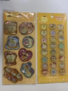 ポムポムプリン おはじきふうシール ウォーターシール