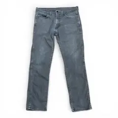 リーバイス 511 スリム W33 グレー ブラックパッチ 廃盤カラー US古着