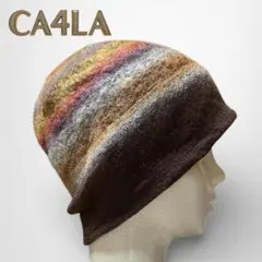 【希少/00s】CA4LA マルチカラー ニット帽 ビーニー 日本製