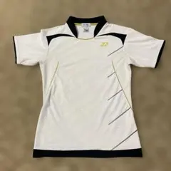 YONEX ゲームシャツ ホワイト/ブラック　半袖　S テニス　バドミントン