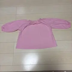 ピンク 長袖スモック 110サイズ