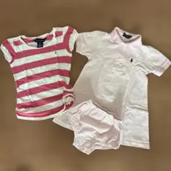 Ralph Lauren 半袖トップス　ワンピース90